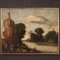 Landscape, Early 18th Century, 1720s, Oil on Canvas, Framed, Image 1