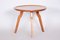 Petite Table Ronde Mid-Century attribuée à Krasna Jizba, République Tchèque, 1940s 11