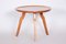 Small Mid-Century Round Table attributed to Krasna Jizba, Czech, 1940s, Image 11