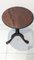 Mahogany Tripod Tilt Top Table with Claw and Ball Feet, Image 4