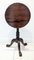 Mahogany Tripod Tilt Top Table with Claw and Ball Feet, Image 1
