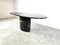 Vintage Oval Black Marble Dining Table, 1970s, Image 5