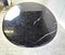 Vintage Oval Black Marble Dining Table, 1970s 3
