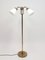 Brass Three-Light Floor Lamp, 1940s 2