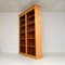 Victorian Birds Eye Maple Open Bookcase, 1960s 4