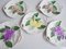 Plate Set with Fruit Decor, 1980s, Set of 5 9