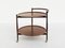 Italian Rosewood Serving Table with Large Removable Trays by Franco Albini, 1967, Image 1