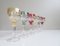 Colorful Wine Glasses in Hofbauer Lead Crystal, Germany, 1970s, Set of 6 2