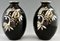 Art Deco Ceramic Vases, 1931, Set of 2 4