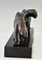 Art Deco Bronze Panther Sculpture by Michel Decoux in Bronze, 1920s 8