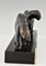 Art Deco Panther Skulptur aus Bronze von Michel Decoux in Bronze, 1920er 8