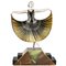 Art Deco Skulptur einer Tänzerin aus Metall & Marmor & Onyx von Andre Gilbert, 1930er 1