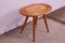 Mid-Century Rattan Stool by Jan Kalous for Úluv, Former Czechoslovakia, 1960s, Image 3