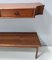 Vintage Entryway Set with Wall Mirror, Walnut Console and Bench attributed to Brugnoli, Italy, 1950s, Set of 3, Image 14