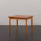 Dänischer Minimalistischer Quadratischer Ausziehbarer Esstisch aus Teak, 1960er 1