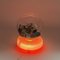 Space Age UFO Orange Lamp with Glass Bowl, 1960s 10