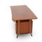 Teak Desk with Chest of Drawers and Storage Compartment, 1950s, Image 8