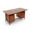 Teak Desk with Chest of Drawers and Storage Compartment, 1950s, Image 5