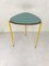 Small Triangular Dining Table, Italy, 1950s 1