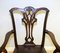 Chippendale Style Dining Chairs with Leather Seat, Set of 7 14