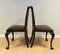 Chippendale Style Dining Chairs with Leather Seat, Set of 7 5