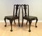 Chippendale Style Dining Chairs with Leather Seat, Set of 7 4