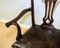 Sillas de comedor estilo Chippendale con asiento de cuero. Juego de 7, Imagen 19