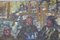 Mary Stella Edwards, años 70, óleo y papel, enmarcado, Imagen 3