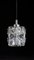 Austrian Chrome and Glass Hanging Light from Kalmar, 1970s 1