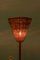 Lámpara de pie de imitación de bambú con pantalla de mimbre de Maison Baguès, años 70, Imagen 9