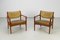 Fauteuils Scandinaves en Teck et Cuir par Westnofa, 1960s, Set de 2 3