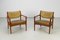 Set of Scandinavian Easy Chairs with Teak and Leather by Westnofa, 1960s, Image 3