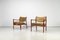 Scandinavian Easy Chairs with Teak and Leather by Westnofa, 1960s, Set of 2, Image 2