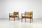Set of Scandinavian Easy Chairs with Teak and Leather by Westnofa, 1960s, Image 2
