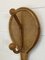 Bamboo and Wicker Tennis Racket-Shaped Coat Hanger, 1970s, Image 6