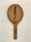 Bamboo and Wicker Tennis Racket-Shaped Coat Hanger, 1970s 4