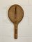 Perchero de tenis con forma de raqueta de bambú y mimbre, años 70, Imagen 2