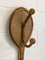 Appendiabiti a forma di racchetta da tennis in bambù e vimini, anni '70, Immagine 8