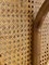 Appendiabiti a forma di racchetta da tennis in bambù e vimini, anni '70, Immagine 10