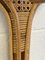 Bamboo and Wicker Tennis Racket-Shaped Coat Hanger, 1970s, Image 11