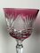 Italian Colored Crystal Glasses, 1950s, Set of 6 8