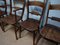 Chaises de Bar Oxford Windsor, 1850s, Set de 5 2