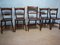 Oxford Windsor Bow Bar Back Chairs, 1850s, Set of 5 1