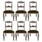 Walnut Dining Chairs, 1800s, Set of 6 1