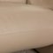 Cream Leather Elena 3-Seater Sofa from Koinor 4