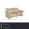 Cream Leather Elena 3-Seater Sofa from Koinor 2