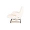 White Fabric Arflex Armchair with Stool from Delfino, Set of 2 9