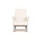 White Fabric Arflex Armchair with Stool from Delfino, Set of 2 6