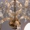 Five-Light Chandelier with Crystal and Molato Glass, Image 3