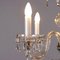 Five-Light Chandelier with Crystal and Molato Glass, Image 6